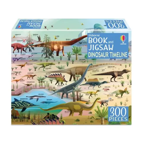Book and Jigsaw Dinosaur Timeline