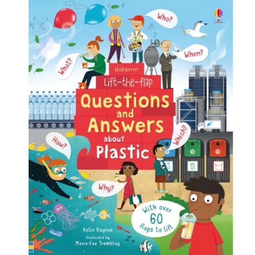 Usborne Lift the Flap Questions and Answers about Plastic